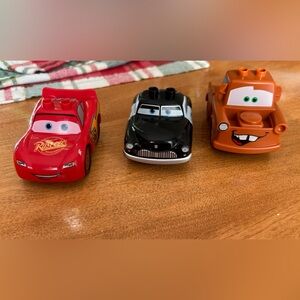 LEGO DUPLO Cars Lot of 3 – Lightning McQueen, Mater & Police Car